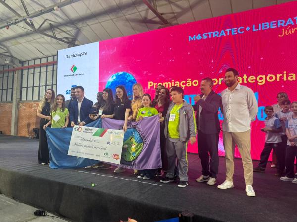Taquara conquista premiações na 40ª Mostratec-Liberato com projetos da rede municipal de ensino